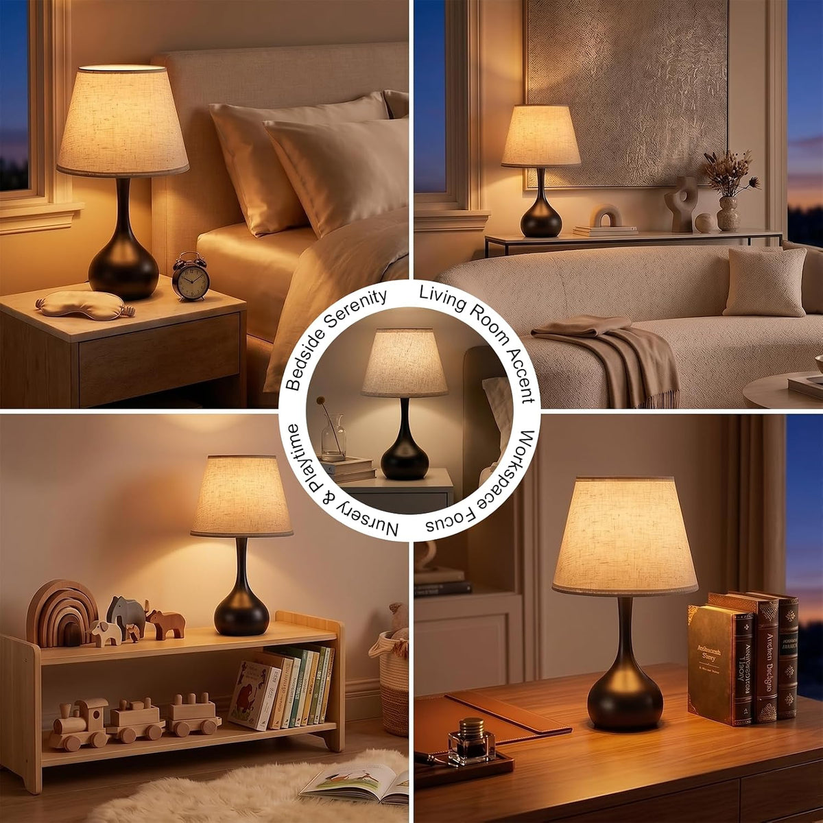 Touch bedside lamp dimensions